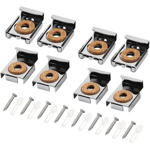 Spiegelhalterung clips set - clips, 8